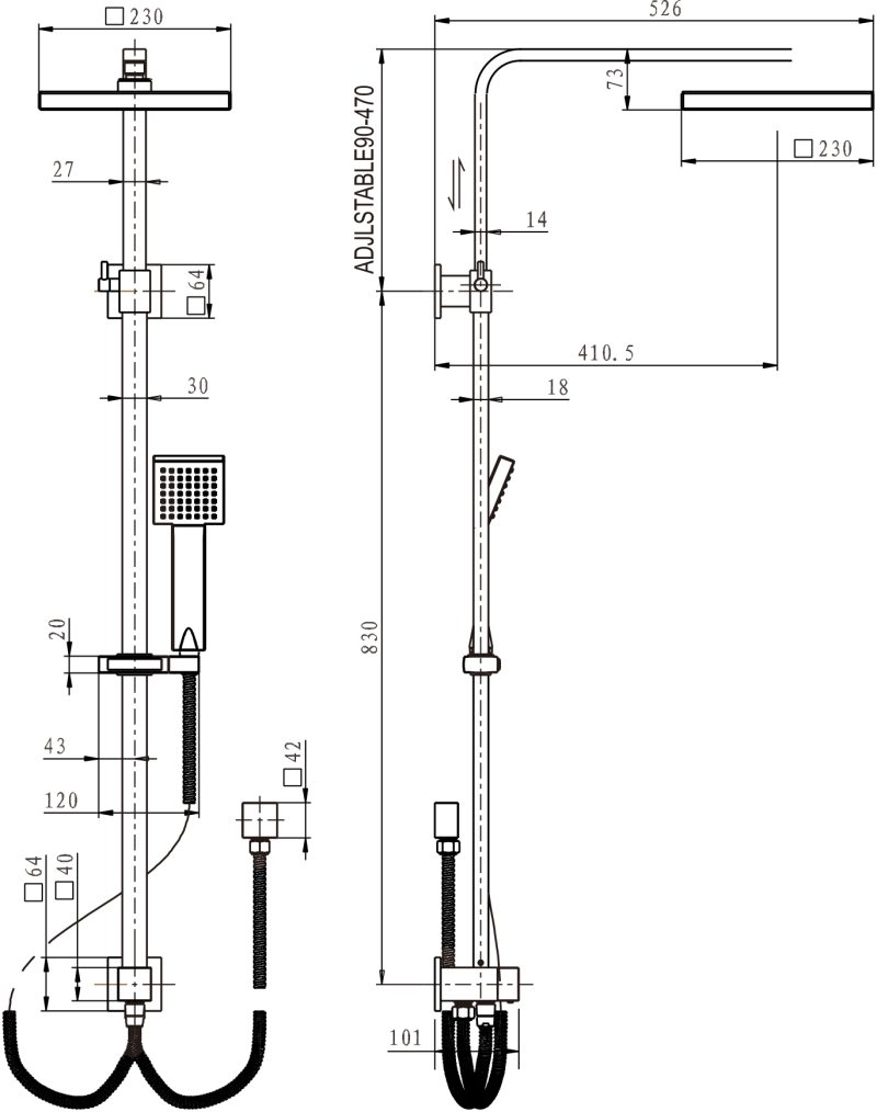 Chao Shower Column Set - Image 2