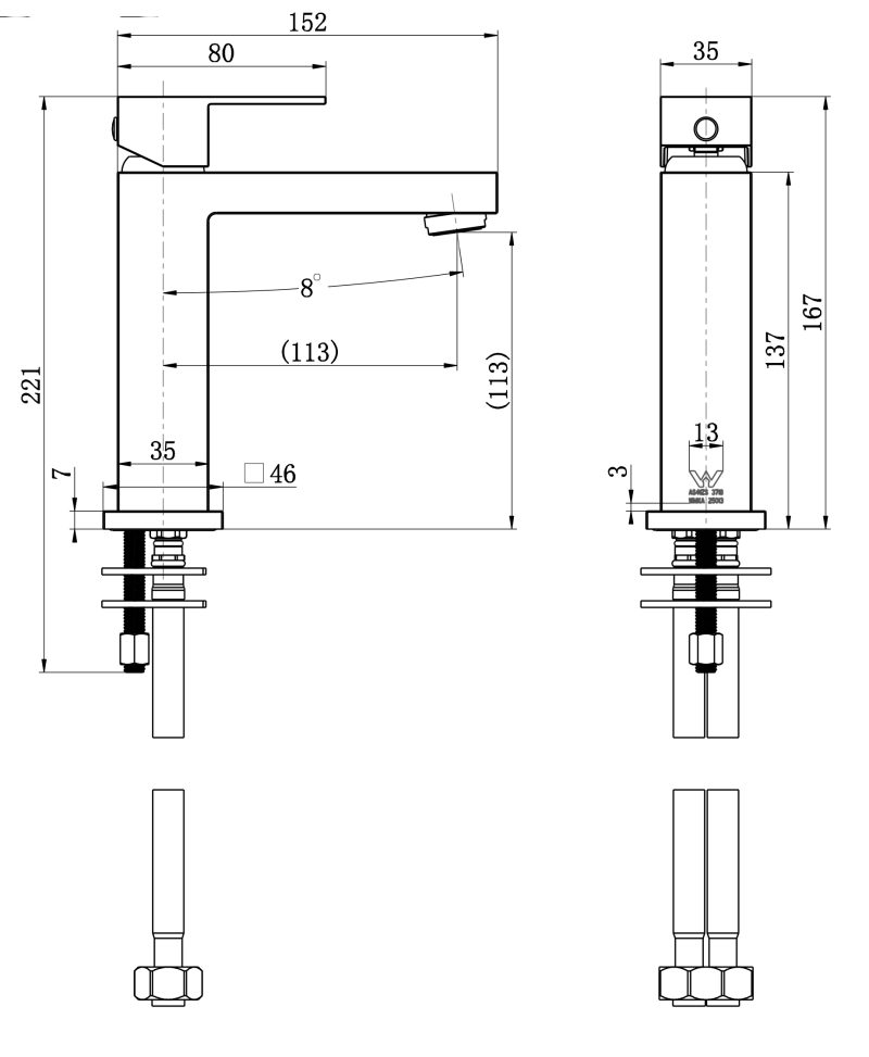 Chao Mini Basin Mixer - Image 2