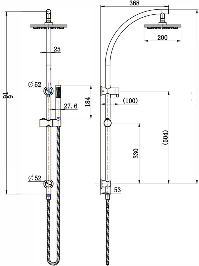 Dubbo Shower Column Set - Image 2