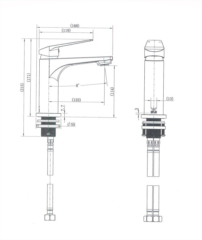 Cascade Basin Mixer - Image 2