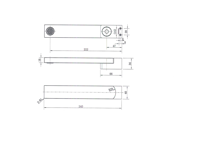 Chao Swivel Bath Spout - Image 2