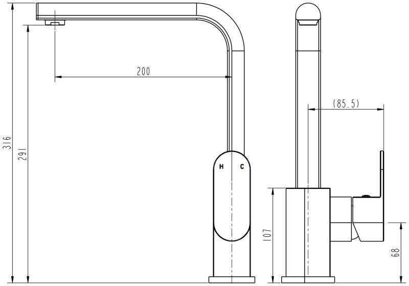 Eva Kitchen Mixer - Image 2