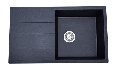 Dello Single Bowl Granite Sink with Drainer 30L