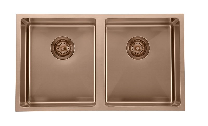 Coloured Double Bowl Sink 26L+26L