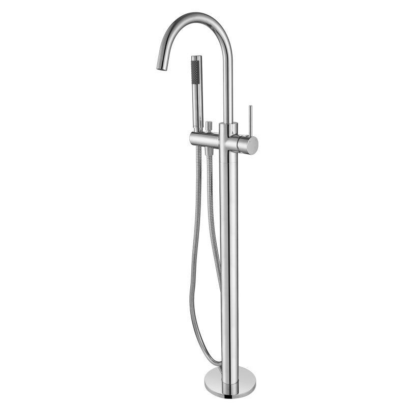 Star Mini Freestanding Bath Mixer With Hand Shower