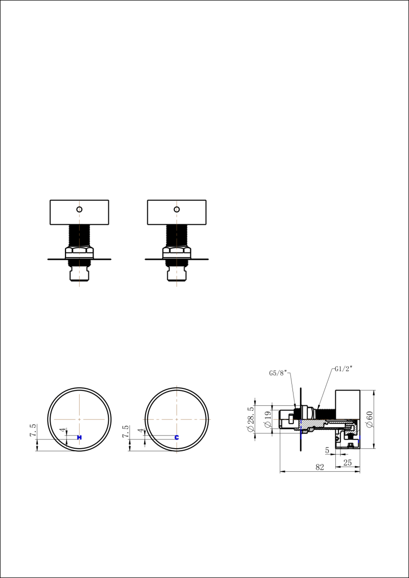 Star Mini Round Wall Top Assemblies - Image 2