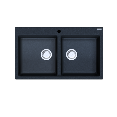 Cremona Double Bowl Granite Sink - 26.5L+26.5L